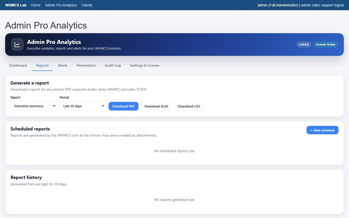 Admin Pro Analytics — screenshot 4