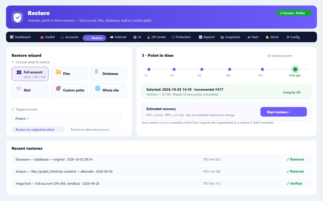 Backup DR Smart Ultimate — screenshot 2