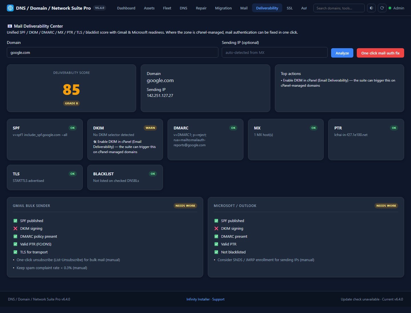 DNS / Domain / Network Suite Pro — screenshot 4
