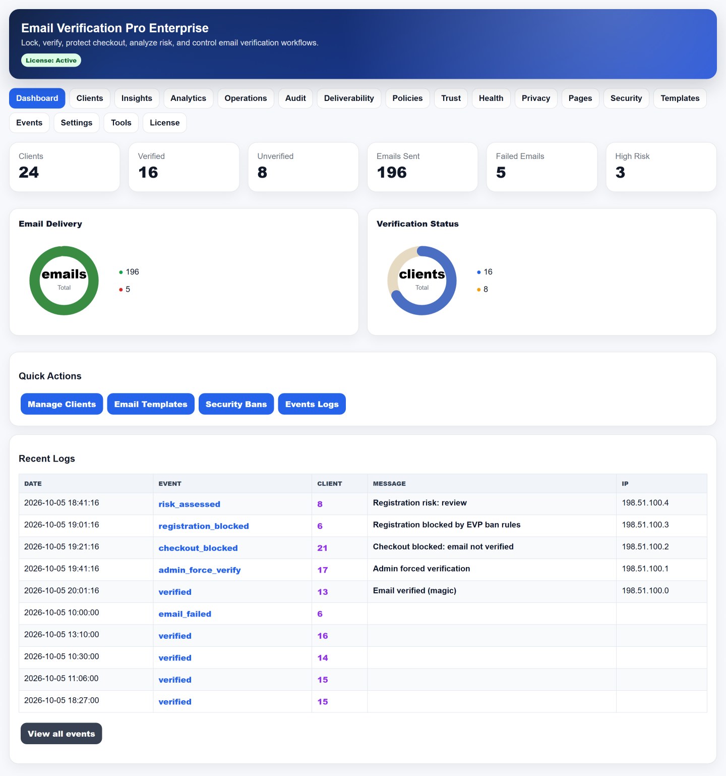 Email Verification Pro — screenshot 1