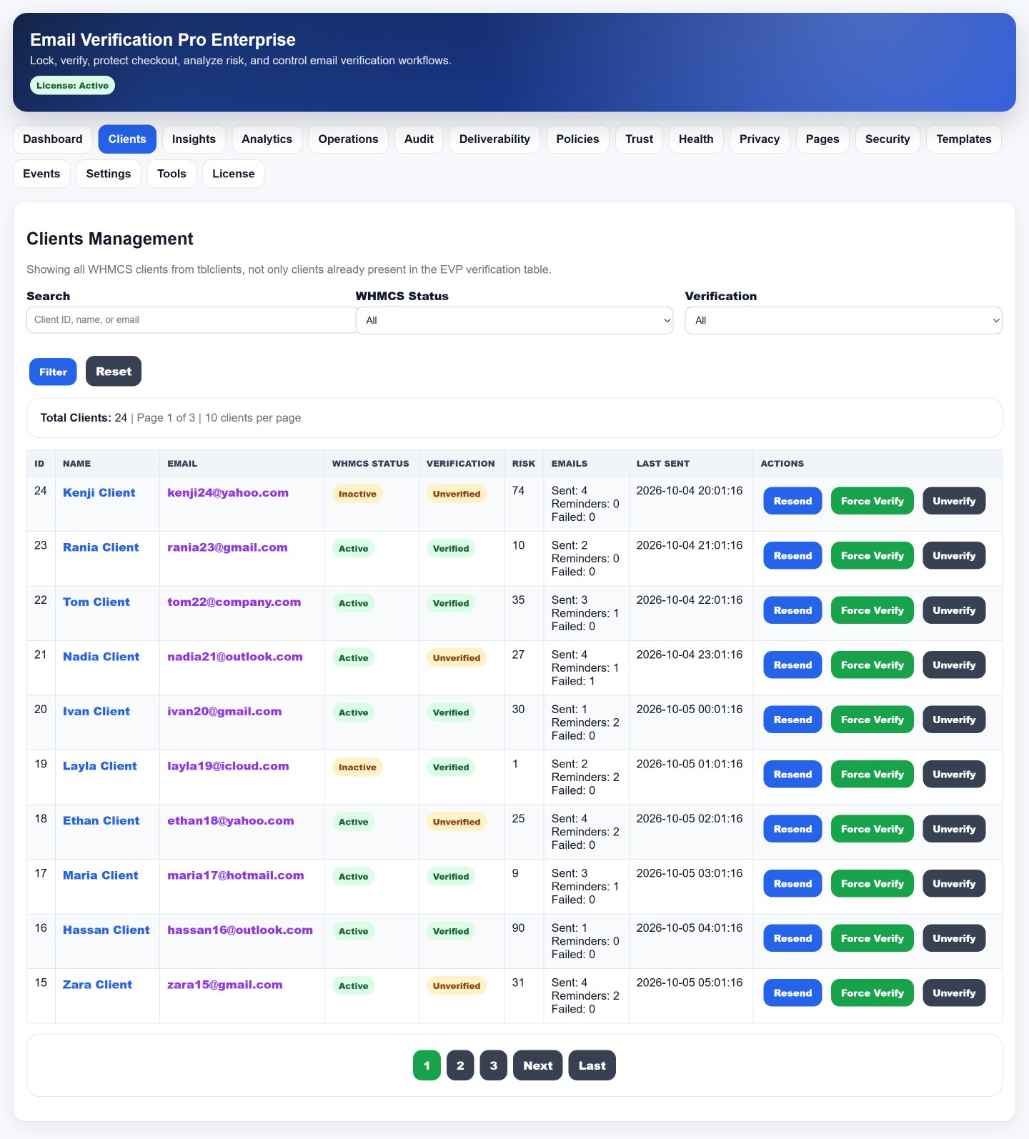 Email Verification Pro — screenshot 2