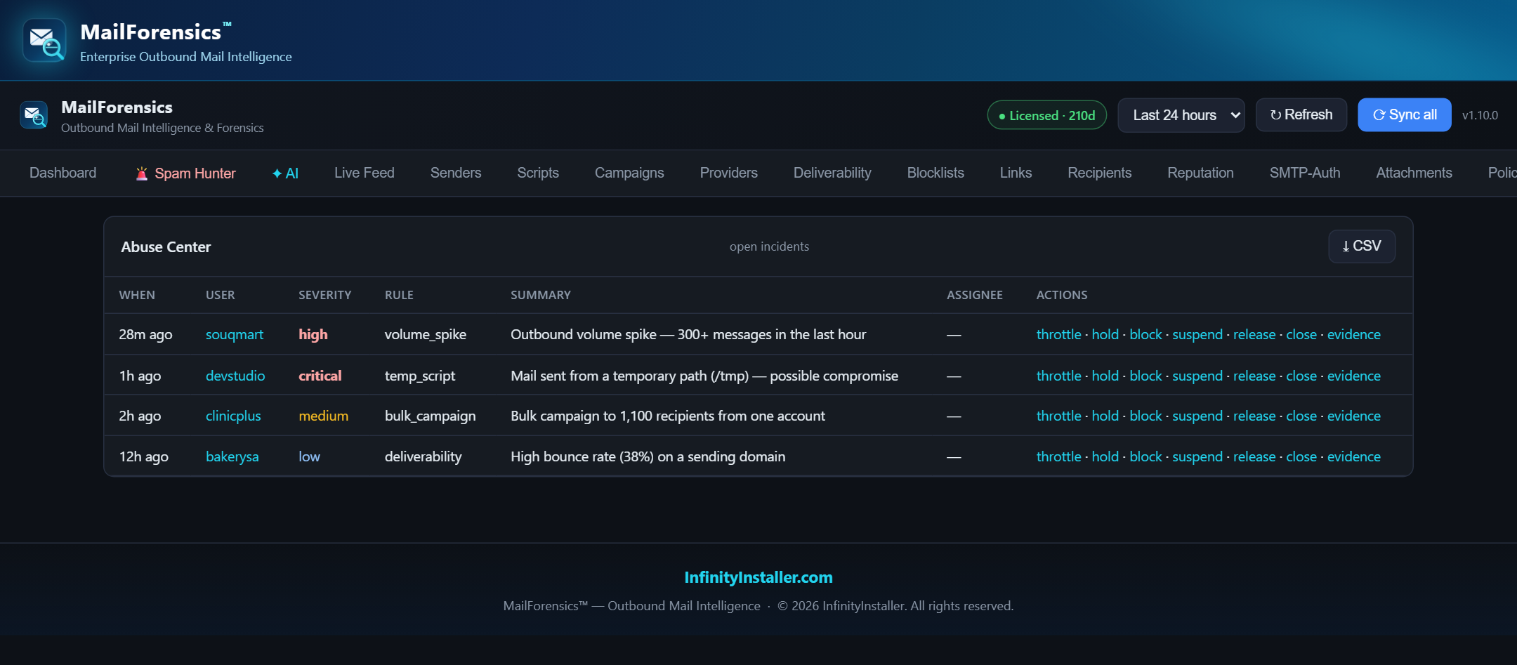 WHM-MailForensics — screenshot 5