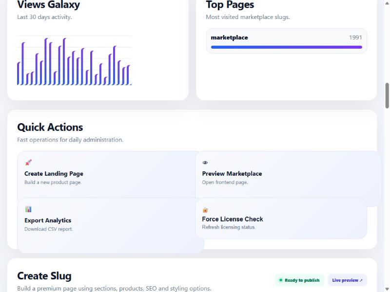 Marketplace Products Enterprise — screenshot 2