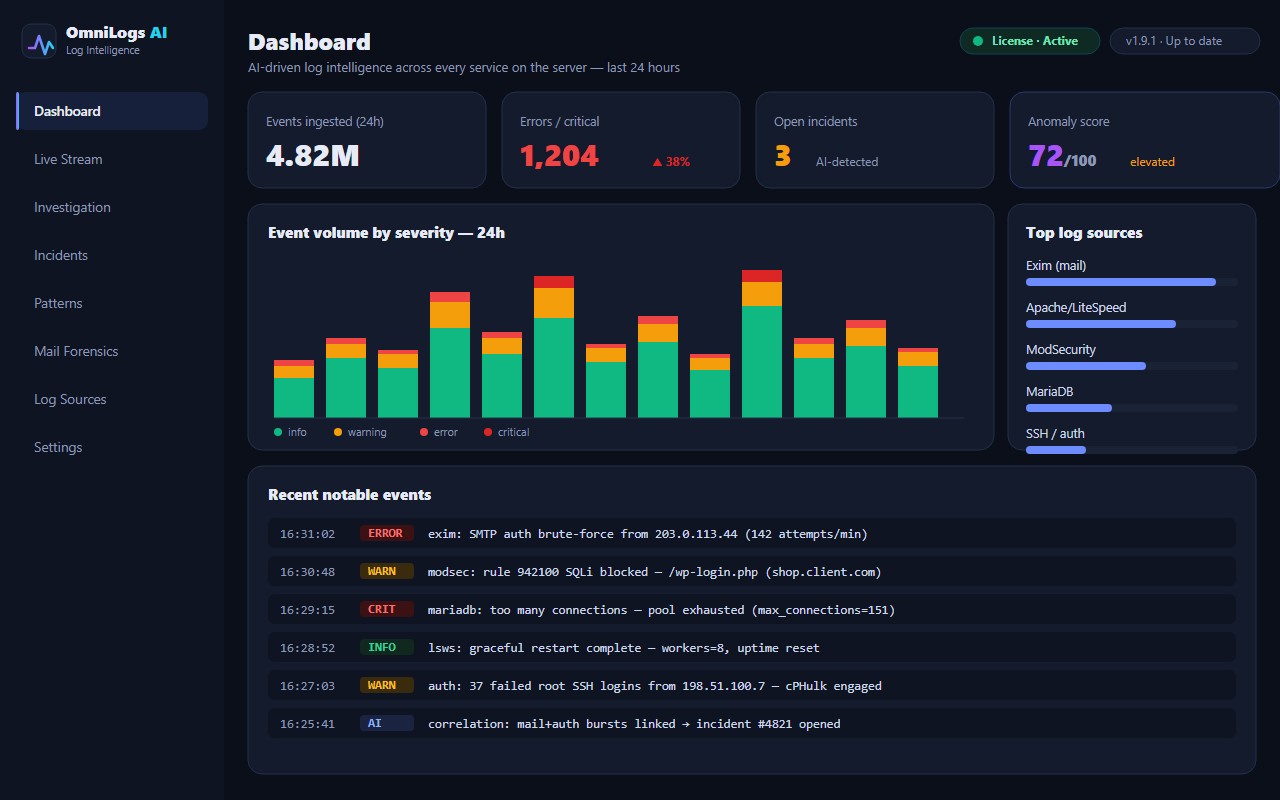 Omni-ServerLog — screenshot 1