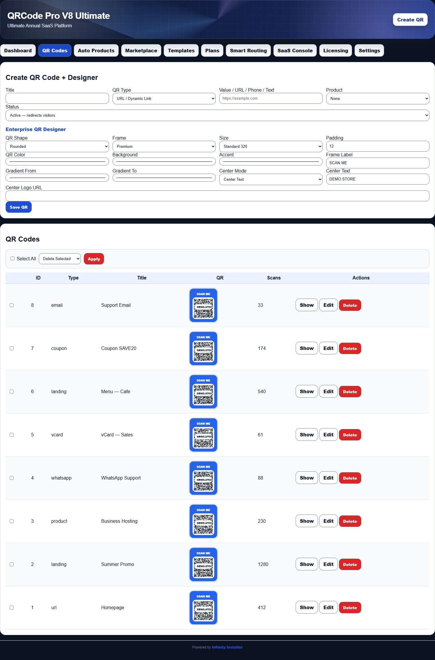 QRCode Pro for WHMCS — screenshot 2