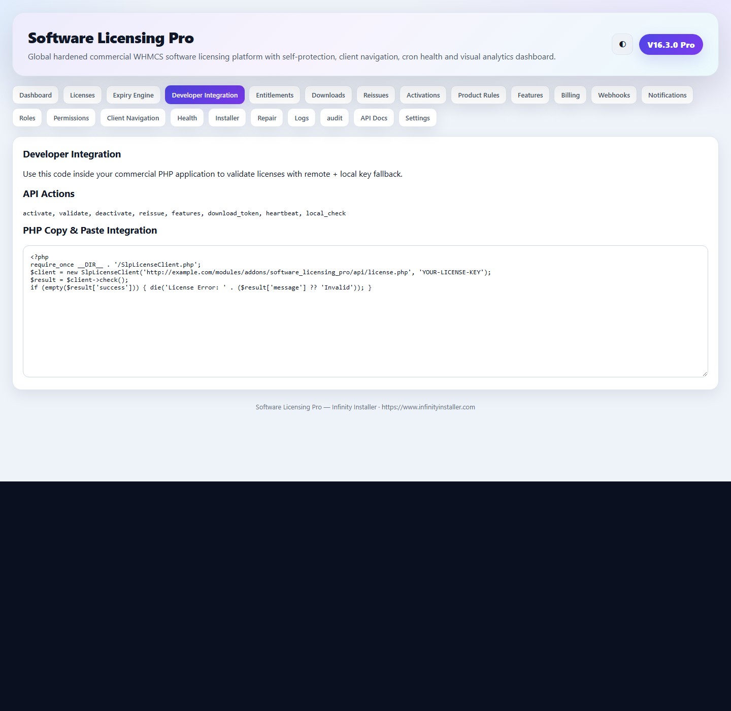 Software Licensing Pro — screenshot 4