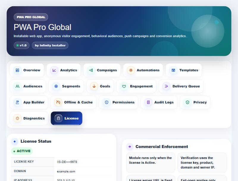 PWA Pro Global for WHMCS — screenshot 5